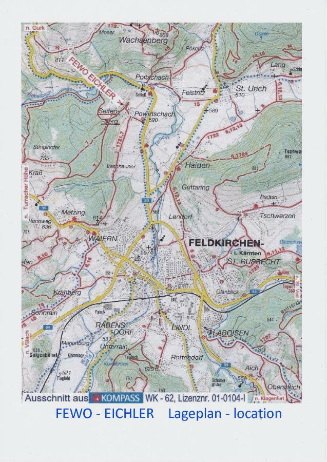 Ferienwohnung Eichler Feldkirchen in Kärnten エクステリア 写真